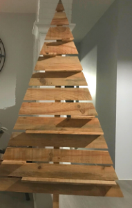 Sapin de Noël en bois