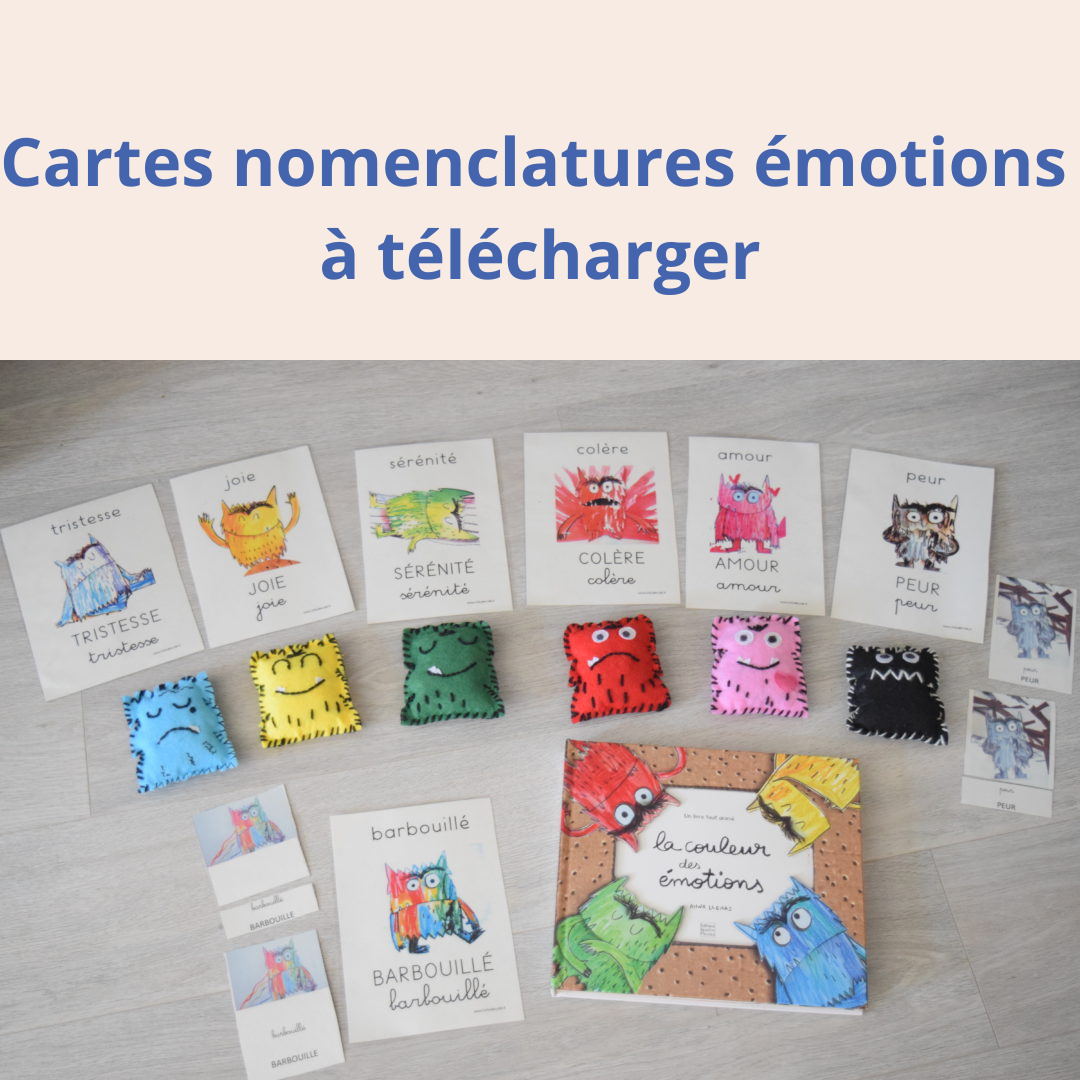 Cartes nomenclatures EMOTIONS (à télécharger)